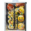 Emoji Bumper Stationery Wallet - Yellow & Black