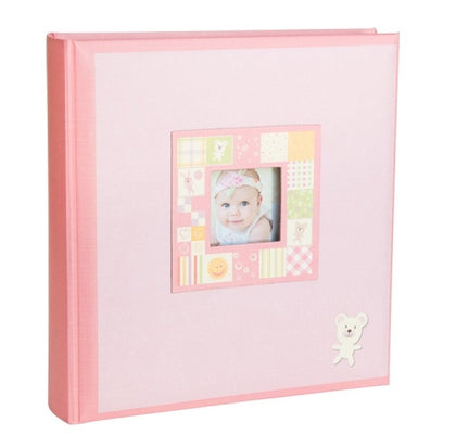 Baby Girl Pink Slip In 6x4 Photo Album - 200 Photos
