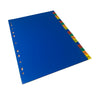 A4 20 Part Polypropylene Dividers with Reinforced Index Cover