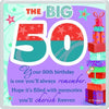 The Big 50... Sentimental Fridge Magnet