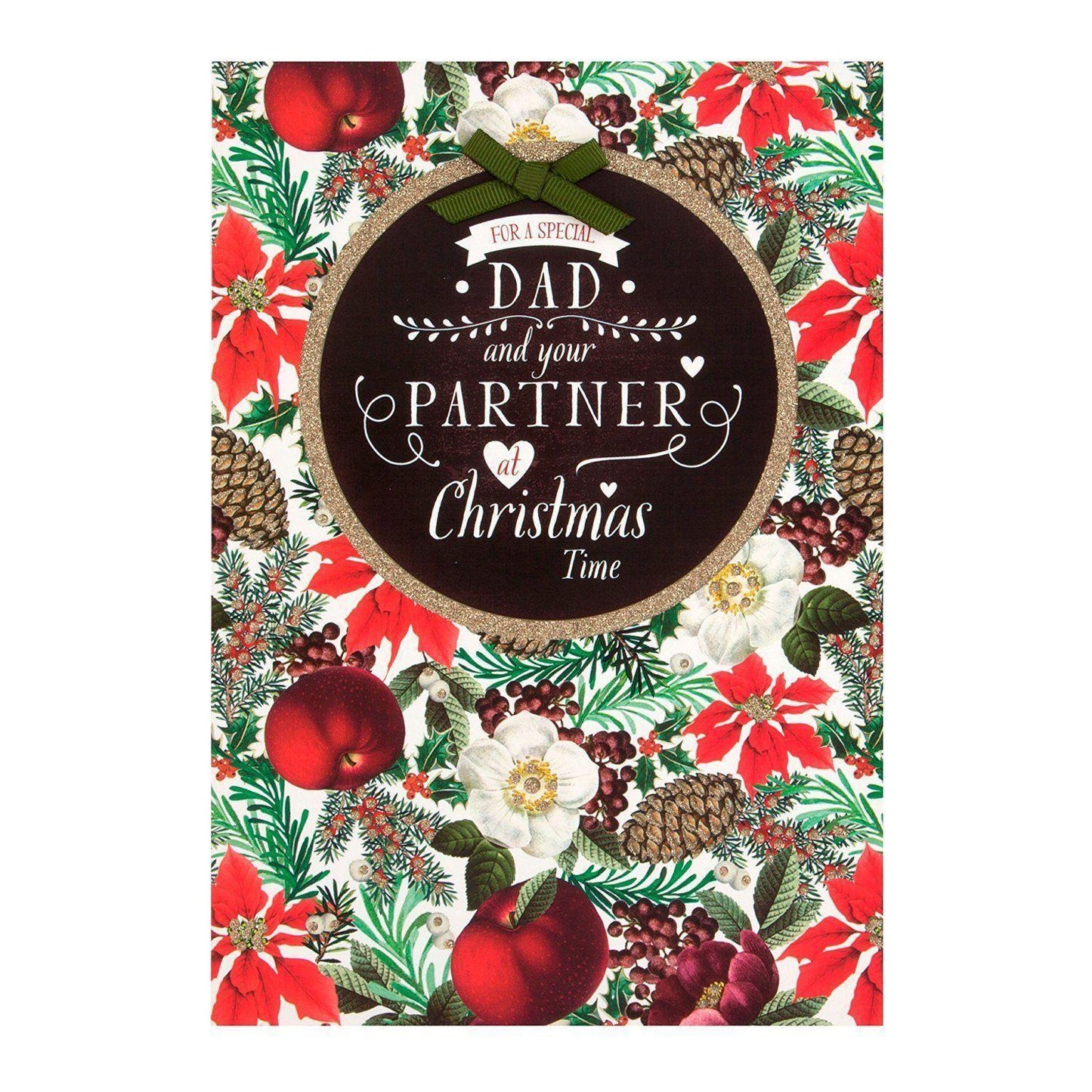 Christmas Card To Dad & Partner 'Happy Times'