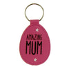 Pink Keyring "Amazing Mum"