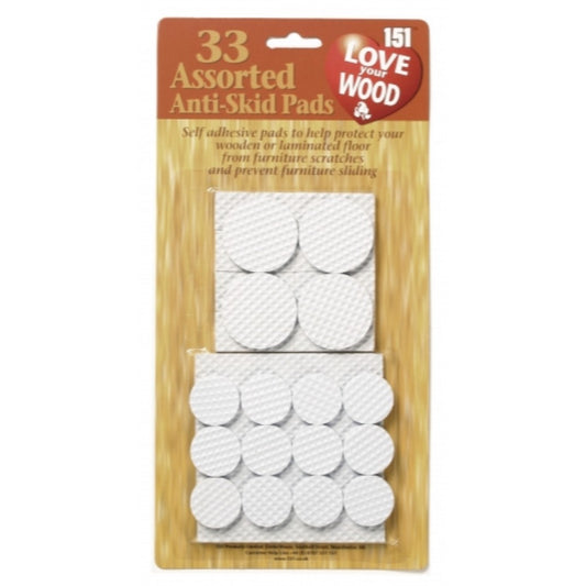 Assorted Anti- Skid Pads (33 Pack)