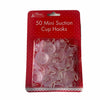 Pack of 50 Mini Suction Cup Hooks - Christmas Decoration Signs