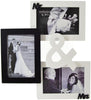 Black & White Painted "Mr & Mrs" Photo Frame