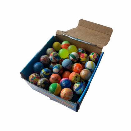 Box of 72 Assorted Bouncing Balls