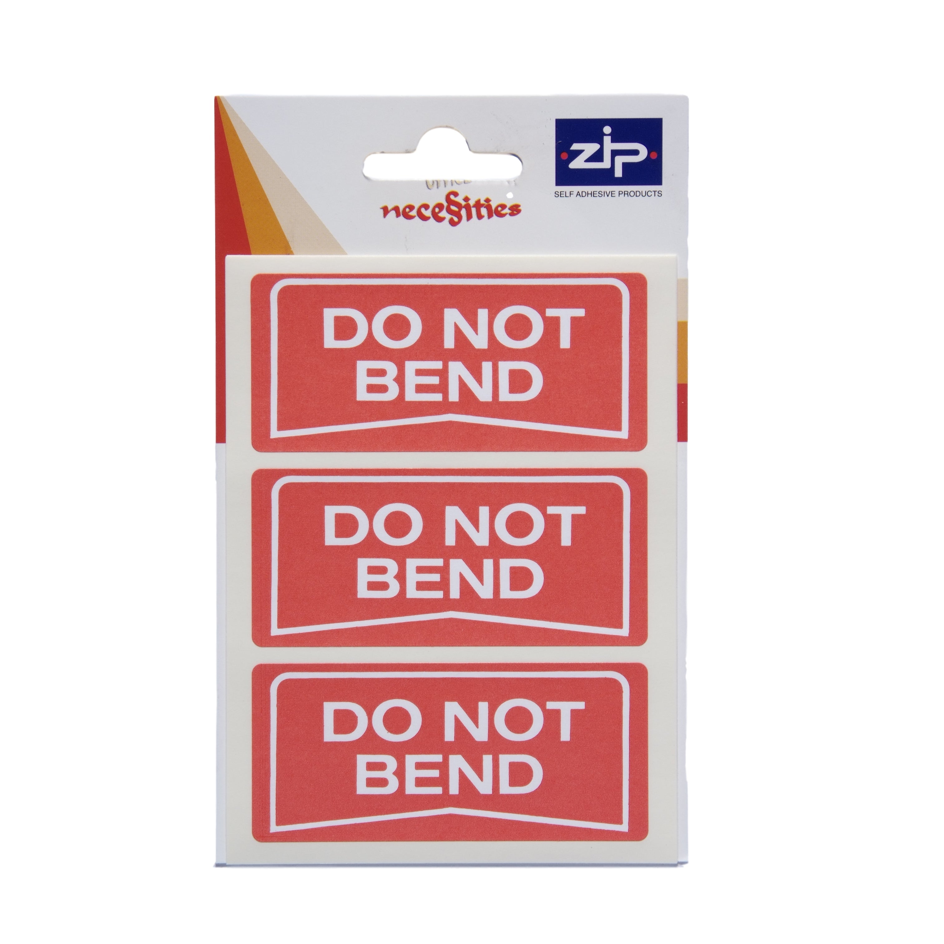 Pack of 21 Do Not Bend Labels– Choice Wholesale
