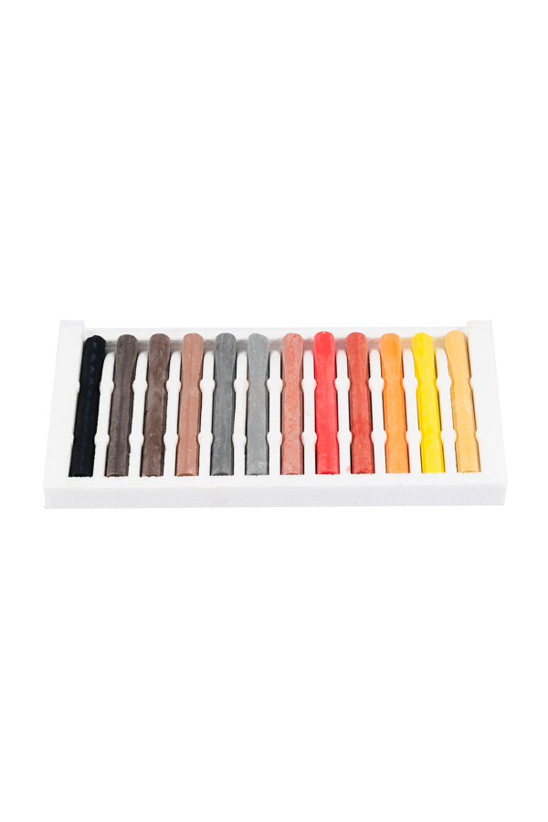 Jakar Assorted Earth Coloured Pastels Sticks (Pack of 12)