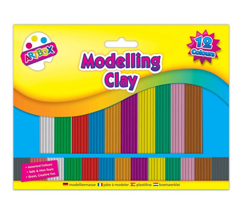 12 Strips of Modelling Clay– Choice Wholesale