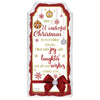 Have a Wonderful Christmas Design Hanging Plaque