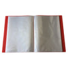 A4 Red Flexible Cover 80 Pocket Display Book