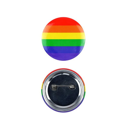 4cm Rainbow Pride Badge