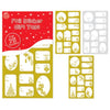 Traditional Christmas Design Foil Gift Labels