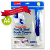 Pack of 5 A4 Heavy Duty Peel and Seal Book Covers by Student Solutions