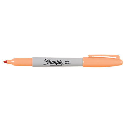 Peach Sharpie Fine Point Permanent Marker Pen