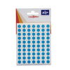 Pack of 490 8mm Blue Labels