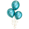 Bag of 50 Metallic Green Colour 12" Latex Balloons