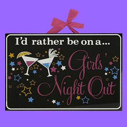 Girls night out wall plaque