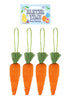 Pack of 4 8cm Easter Carrots