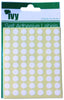 Pack of 490 White Circular Dots 8mm Stickers