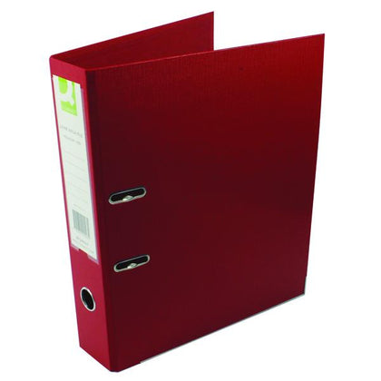 Pack of 10 70mm Red Foolscap Polypropylen Lever Arch Files