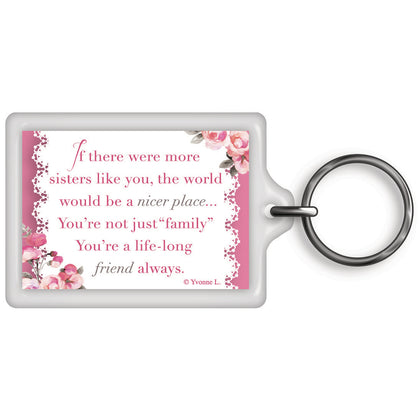 A Special Sister Celebrity Style World's Best Keyring
