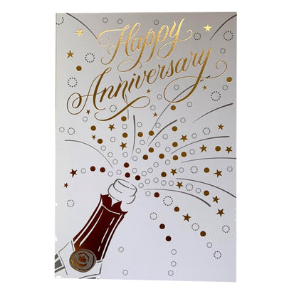 Celebrating Another Year Together Foil Finished Anniversary Card