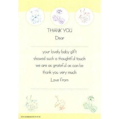 Thank you for the Baby Gift - 20 sheets & envelopes