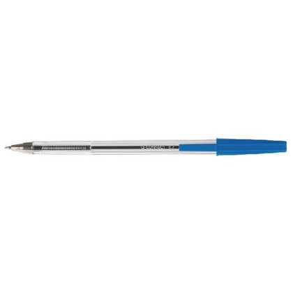 Pack of 20 Q-Connect Ballpoint Pen Medium Blue