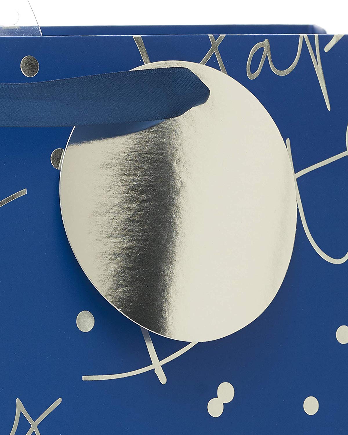 Happy Birthday Gift Bag For Him Blue Large