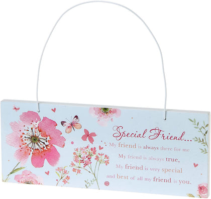 Wishing Well Special Friend Words of Endearment Sentimental Wall Plaque