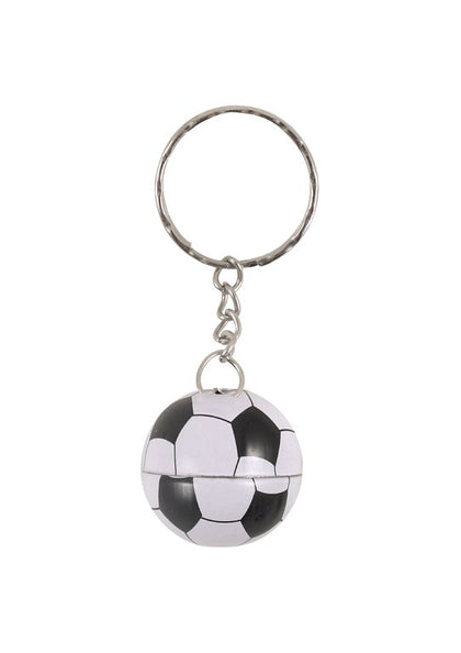 Pack of 60 Metal Football Keychains 2.5cm