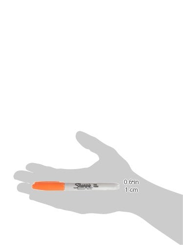 Orange Sharpie Fine Point Permanent Marker Pen