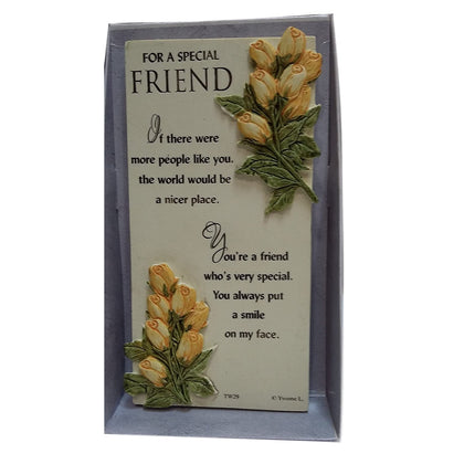 A Special Friend Timeless Words Plaque
