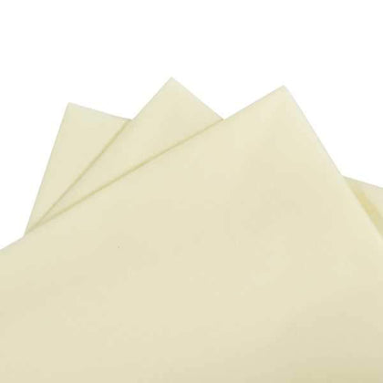 Pack of 480 Sheets 500x750mm Cream Tissue Paper
