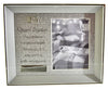 Juliana Brushed Silver Plated Photo Frame Verse & Plaque - 25 Years Together