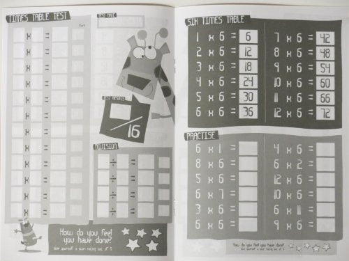 Range Wholesale  A5 Childrens Timetables Book ideal for primary school/children