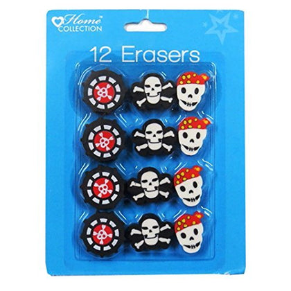 Pack of 12 Pirates Erasers Party Bag Favours