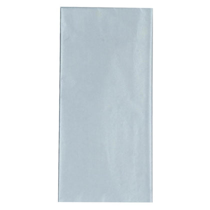 Silver Metallic Crepe Paper Folded 1.5m x 50cm