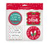 Pack of 8 Novelty Christmas Coasters