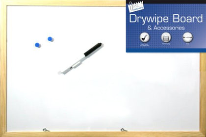 Dry wipe Pine Whiteboard 800 x 600mm