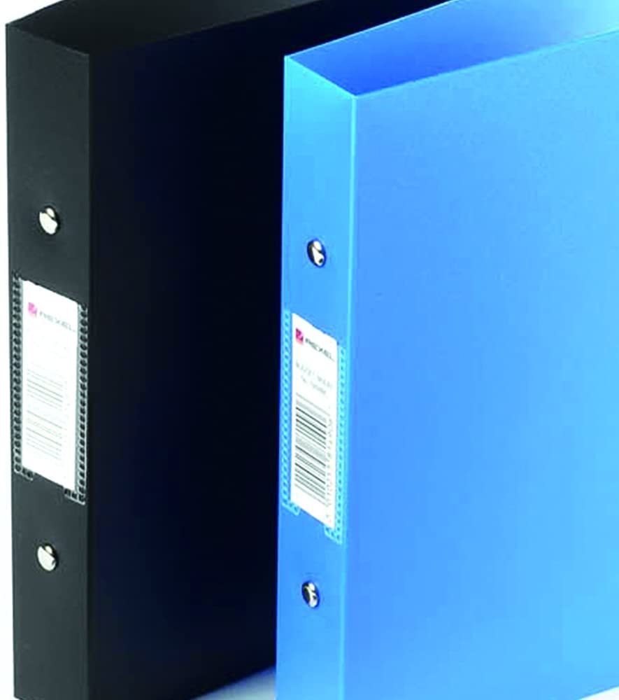 Pack of 10 A5 Rexel Budget Polypropylene Blue 2 Ring Binders