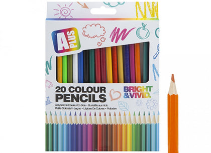 Box of 20 Assorted Colouring Pencils
