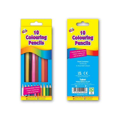 Pack of 10 Artbox Full Size Colour Pencil