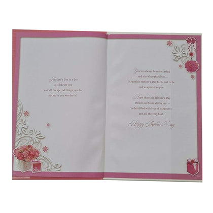 Happy Mother's Day Especially For You Foil Printed Sofa Design Open Card