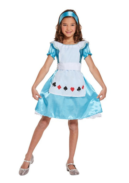 Children's Deluxe Alice Costume For Medium 7-9 Years