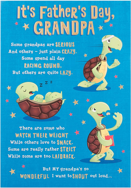 Grandpa Father's Day Card Wonderful
