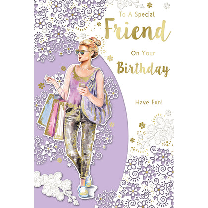 To a Special Friend On Your Birthday Have Fun Celebrity Style Birthday Card