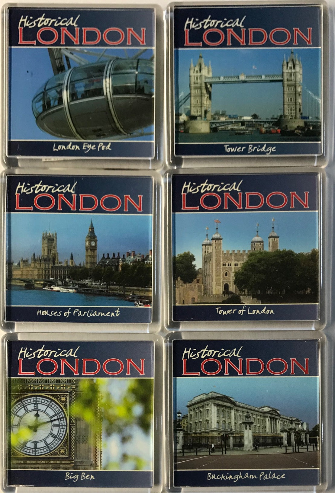 117 X Historical London Views on Acrylic Magnets Clearance Job Lot RRP £198.00
