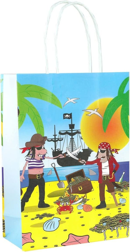 Pack of 24 Pirate Party Bags with Handles